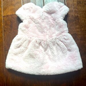 Light pink fur baby dress
